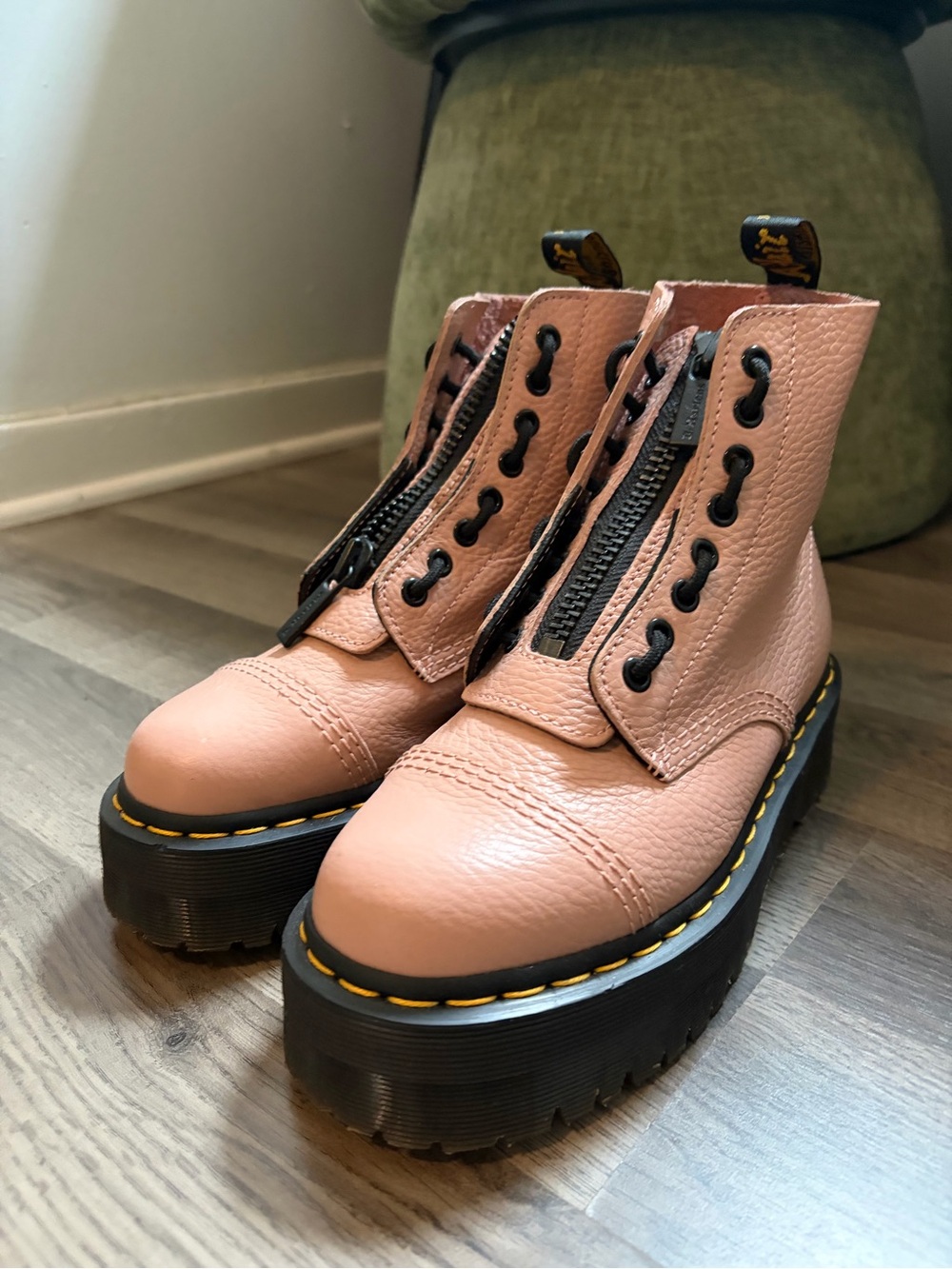 Women’s Pink Platform Doc Martens
